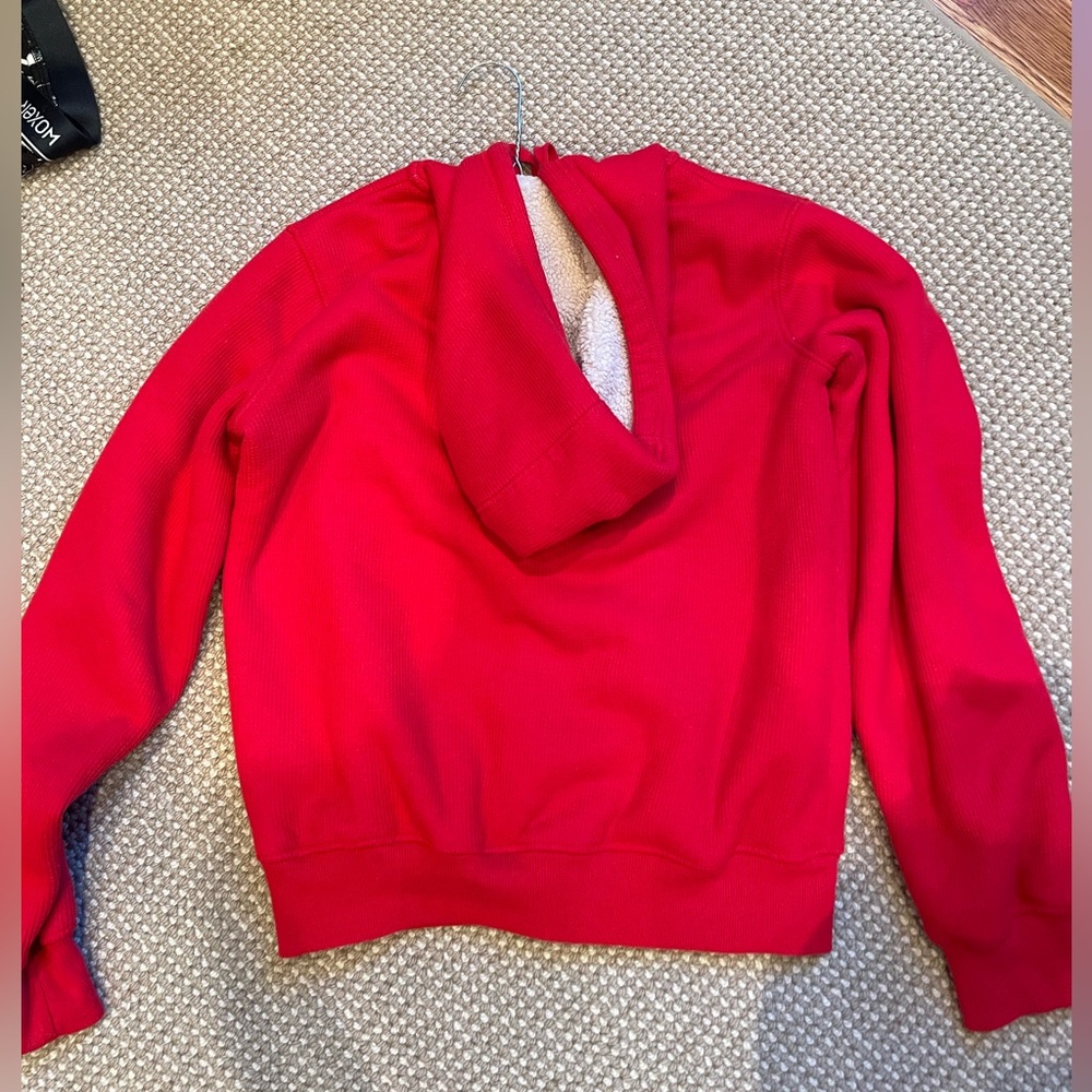 Boston Red Sox Fur Lined Teddy Sweatshirt, Zip-Up - Picture 7 of 7